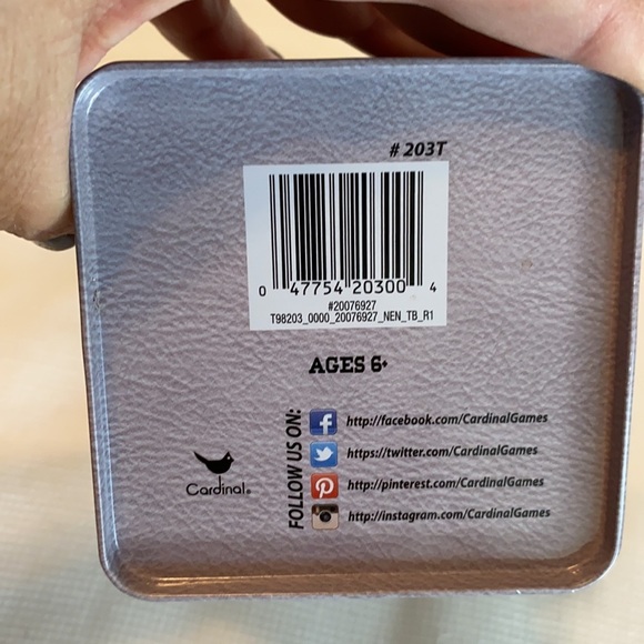 Rainbow Jumbling Tower a game of Strategy Tin box 48 Pieces Ages 6+ - Picture 6 of 9